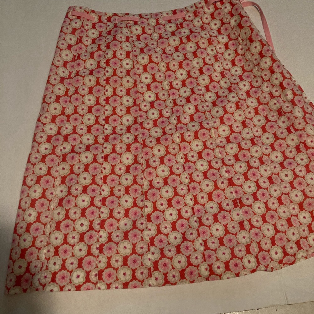 J Crew  Floral skirt size 0